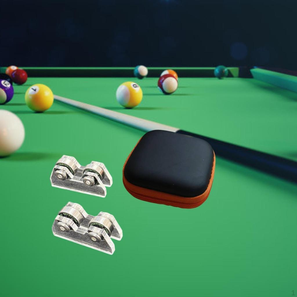 2 Pieces Billiard Straightness Checker Checking Supplies Portable Club Accessories Adults Snooker