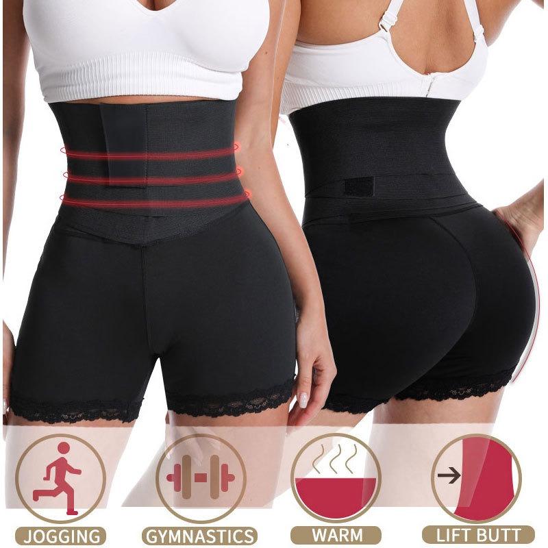 High Waist High Elastic Abdomen Control Butt Lifting Body Shaper Shapewear Pants