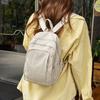 Schoolbag Korean version of the new simple style casual backpack solid color versatile travel backpack trendy fashion commuter backpack women