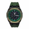 Men Liquid Crystal,Analog Dual Display Series 44mm Black Watch GA-2100-1A1(Watch3--)