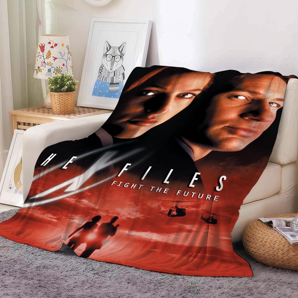 TV Show The X Files Blanket Soft and Skin Friendly For Couch Bed Napping Bedspread All Seasons Comforter