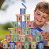 Insect Observation Set for Children, 4 Viewing Holders with View Covers and Tweezers for Family Learning, Classroom Lessons and Outdoor Study
