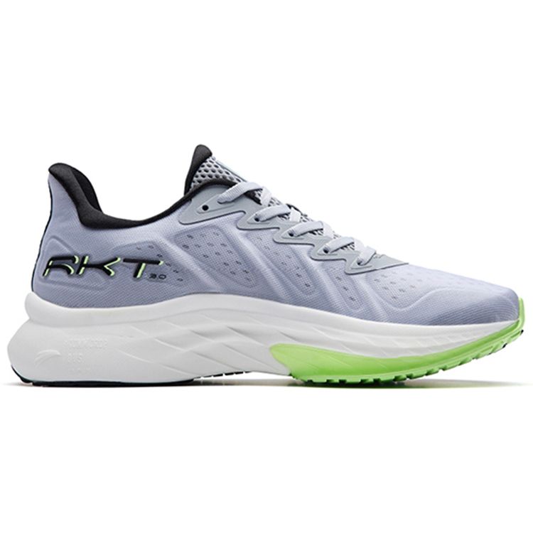 Anta Wormhole Technology Running Series Low-Top Running Shoes Men Sneakers Gray Black 112215587S-4