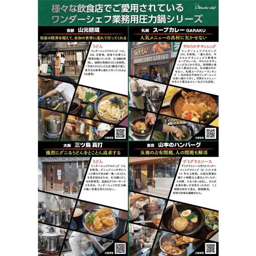 Wonderchef Pro Big Pressure Cooker, NPDC16, Professional Grade, 16L, All-Stainless Steel, Large Capacity, Shallow, Clean, Time-Saving, Non-Stick Tripl