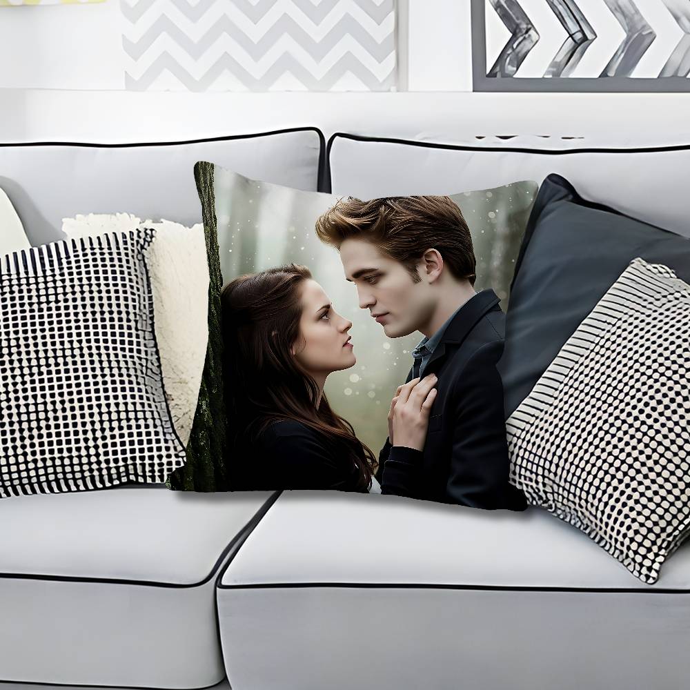 Hot TV The TTwilight Pillow Cases for Bedroom Living Room Sofa Home Decor Polyester Cushion Cover with Zipper