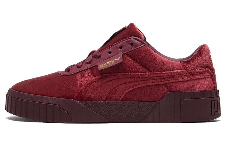 PUMA Cali Burgundy Velour Women s 375837-01 35.5