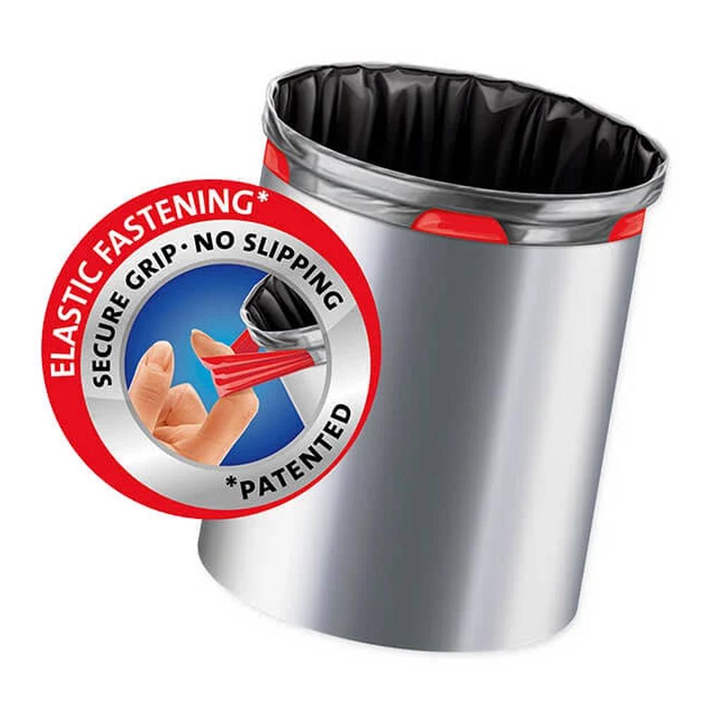 Bacofoil Elasti-Fit Kitchen Bin Liners 30L 12pk