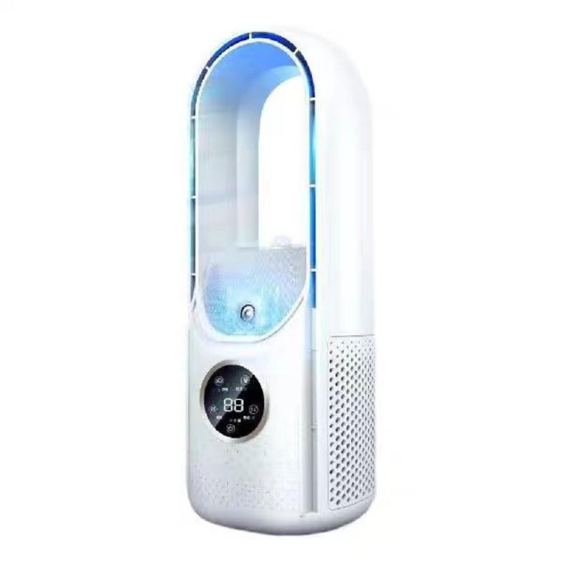 Household Leafless Spray Fan Desktop USB Air Conditioning Fan Water Replenishment Refrigeration Fan 305*124*120mm