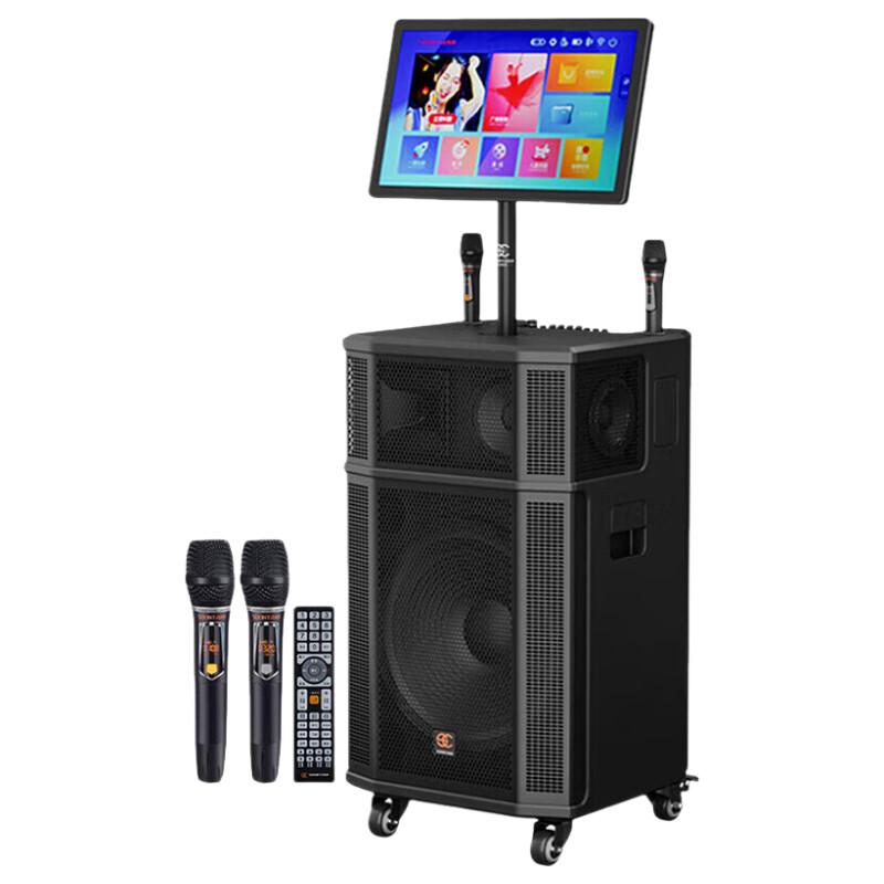 Songchuan Kunpeng Series Portable Outdoor Karaoke Speaker with Display CN Plug (adapter Included) (CN Version)