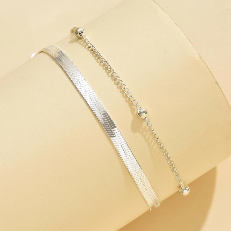 Comfortable Wear Adjustable Alloy Anklet for Women Featuring Layer Chains Butterfly Charm Beachwear Jewelry Gifts