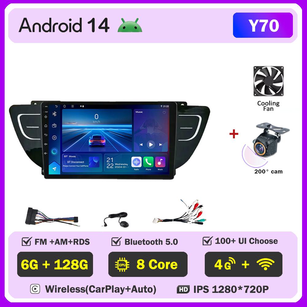 Car Video Player For Geely Atlas NL3 2016 - 2020 Carplay Android  Auto Radio Intelligent System GPS Navigation Touch Screen RDS