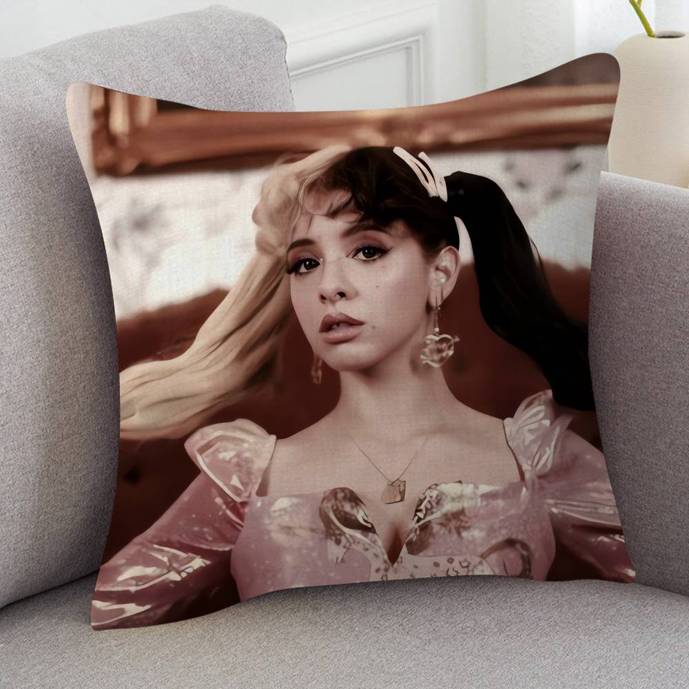 Singer Melanie Martinez Cute Cartoon Two-dimensional Pillowcase Bedroom Sofa Cushion Cover Nap Pillow Cover