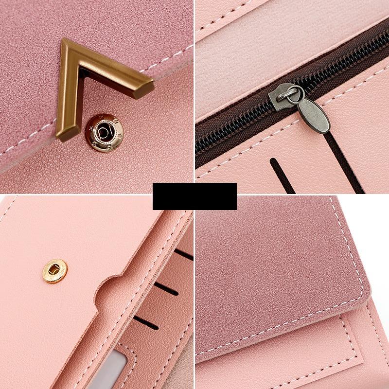 New Women's Wallet Fashionable and Simple Women's Wallet Multi Slot Card Bag