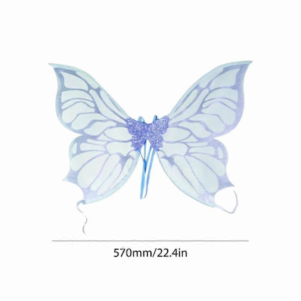SCSYV Fairy Wings for Adults Halloween Fairy Costume Dress Up Sparkling Sheer Wings Angel Wings for Kids Girls Women