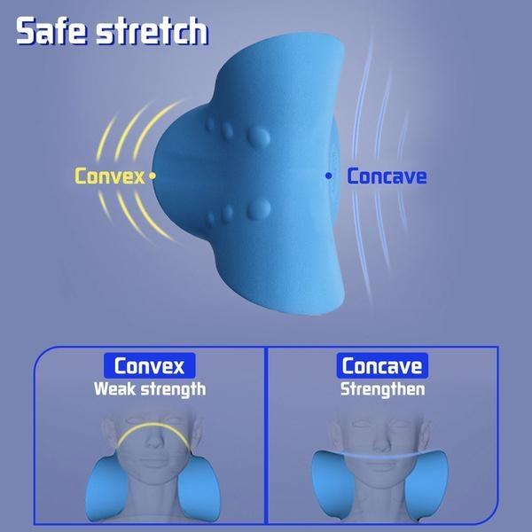 Body Neck MassagerNeck Traction Massage Pillow Improve Sleep Relaxer Neck Pain Relief and Neck Support Relaxer Massage Traction Pillow Massager