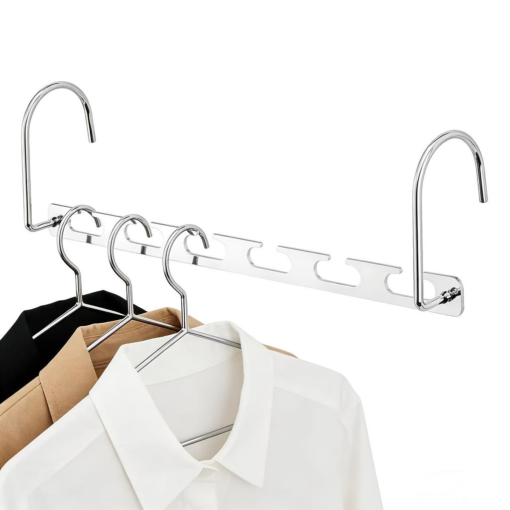 1/3 Pcs Multifunctional U-Shaped Metal Hangers, Wardrobe Space-Saving Essential Organizing Artifact