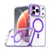 KEYSION HD Transparent Magnetic Case for MagSafe for iPhone 17 Pro Max Wireless Charging Shockproof Phone Cover for iPhone17 Air