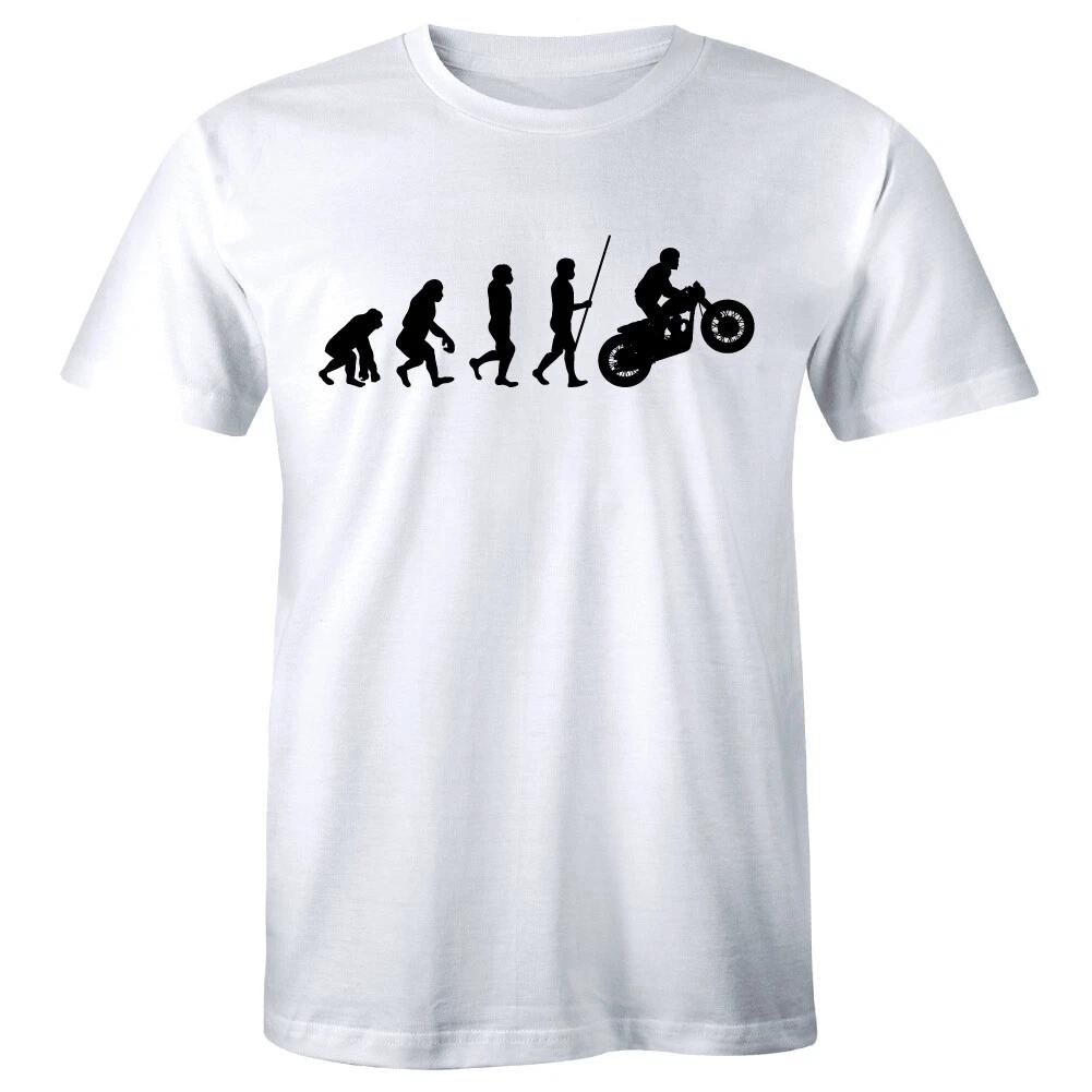 

Evolution Biker Men s T-Shirt Motorcycle Rider Shirt Loves to Bike Ride 4XL