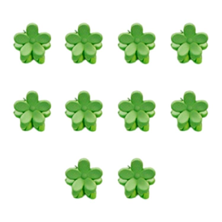 10PCS Small Flower Hair Claw For Children Secure Side Bang Clip For Women and Student Girl Daily Hair Styling Tool