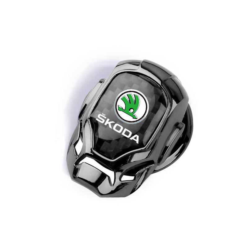 Car One-Click Start Buttons Protective Cover Car Styling For Skoda Octavia Octavia Kodiaq Karoq Kodiaq Superb Karoq VisionS
