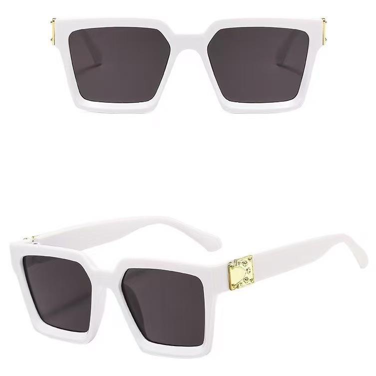 Europäische & Amerikanische Retro Großrahmen Damen Sonnenbrille - UV-Schutz, Von Prominenten inspirierter Stil