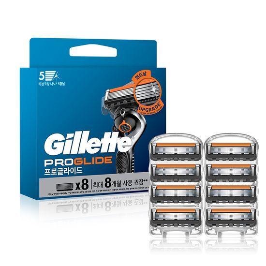 Gillette ProGlide Manual Razor Blades, 8-Pack