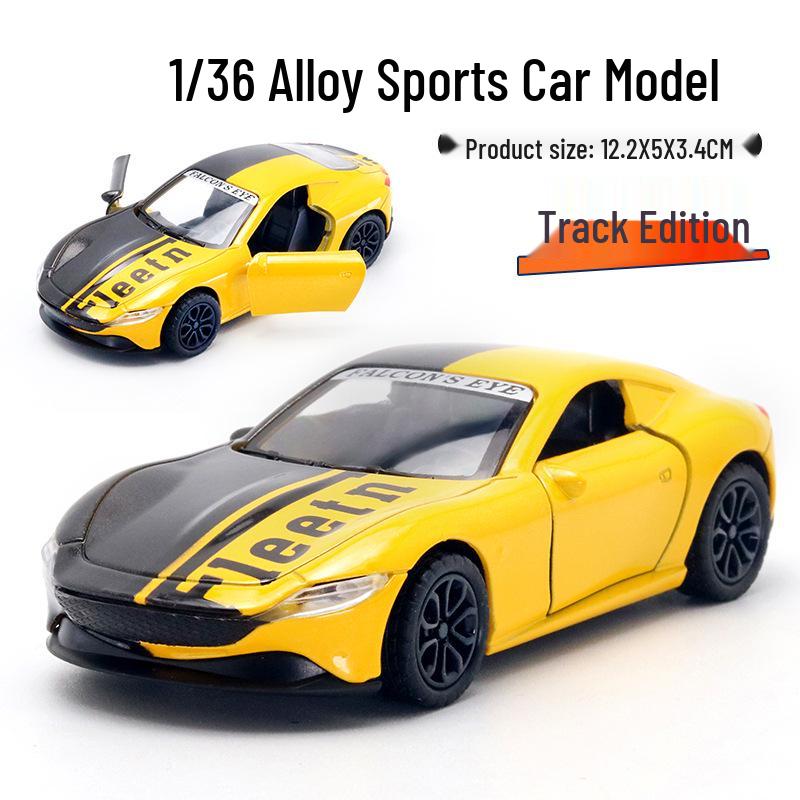 Bagged Alloy Model Sporting Car Ornament - Boys' Toy Gift