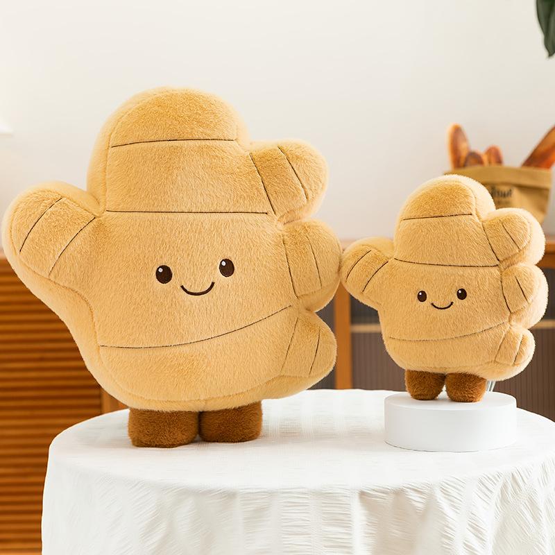 Cute Ginger Plush Toy Throw Pillow New Creative Doll Soothing Doll Cartoon Cute Simulated Food Doll