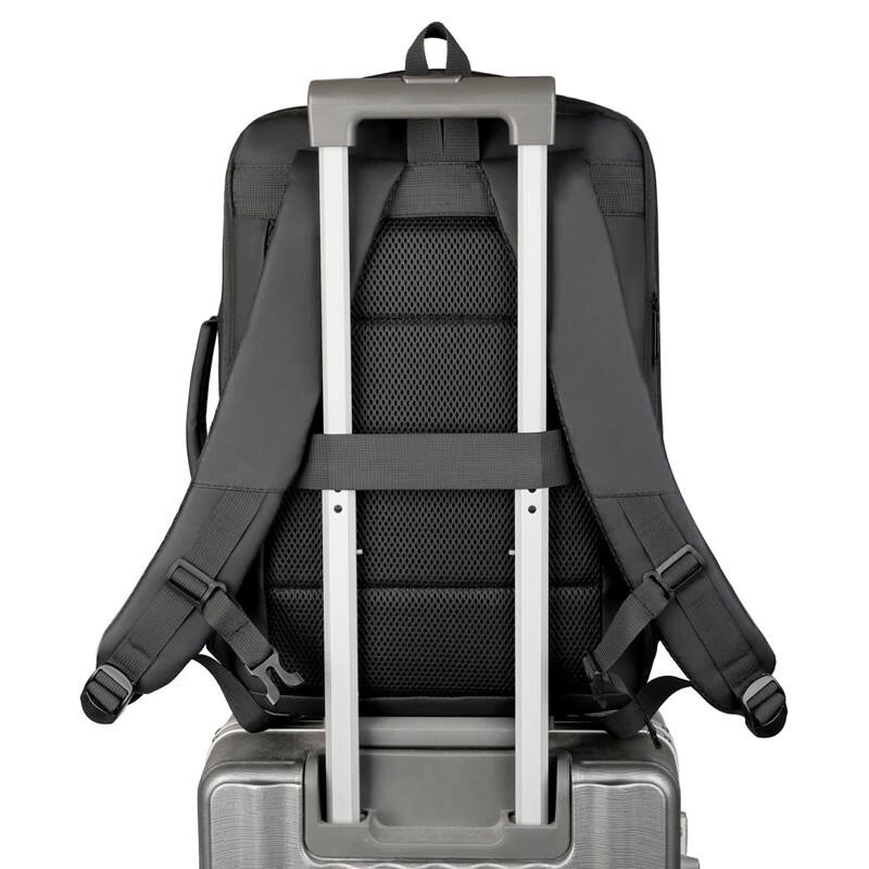 Men's Business Travel Backpack with USB Charging