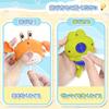 VBACALA Bath Toys, Swim, Swim, Crab, Frog, and Penguin, Wind-Up Animal Set, 3-Piece Set, Water Play, Pool Toy, Bath Toy, Kids, Christmas, Birthday