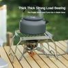 Outdoor Portable Barbecue Grill Mini Stainless Steel Folding Gas Stove Stand Pot Rack Grill Pan Rack Camping Accsesorios
