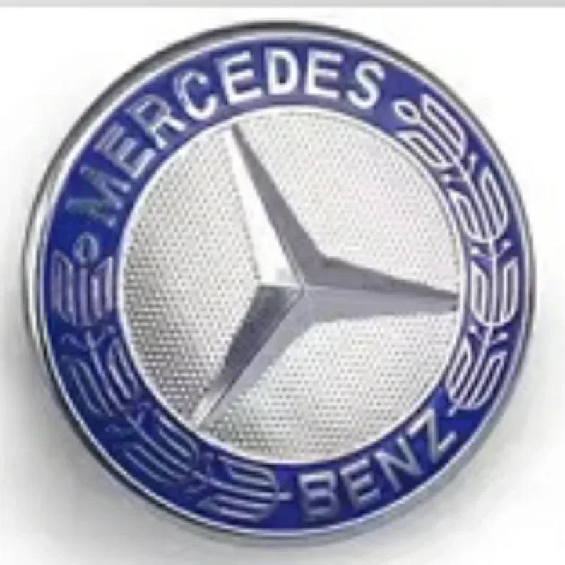 1pcs 57mm Car Front Hood Emblem Badge Bonnet Car Accessories For Benz W204 W205 W212 W213 W221 W177 W246 GLA GLC CLA