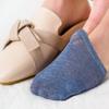 10 Pairs Women's Seamless Half-palm Socks Solid Color Invisible Non Slip Toe Topper Socks