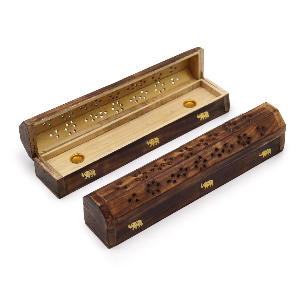 Incense Burner Natural Mango Wood
