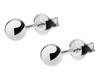 Silver Ball Earrings 6mm Women' Shiny Studs Balls Silver 925