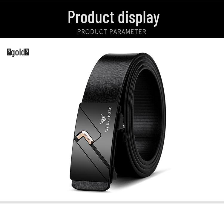 Kejsare Paul Herrars Mångsidiga Bälte i Nötskinn med Automatiskt Spänne