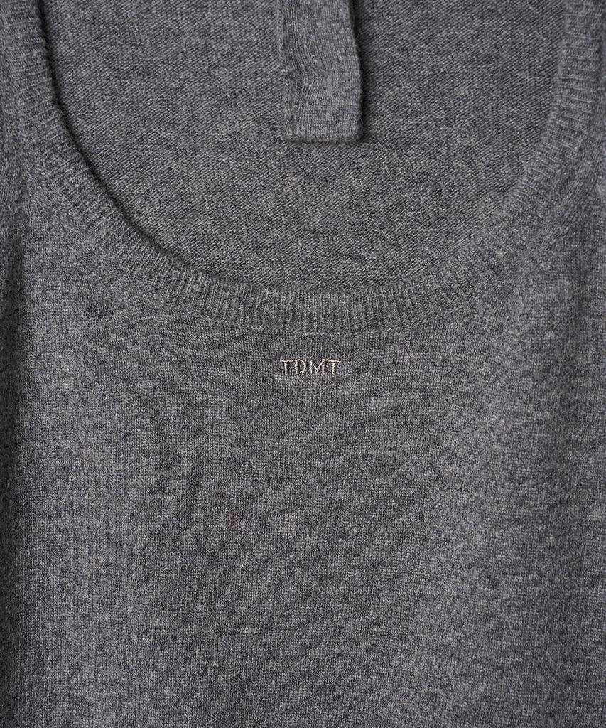 TTUDEMENT Two-Way Knit Bustier Charcoal