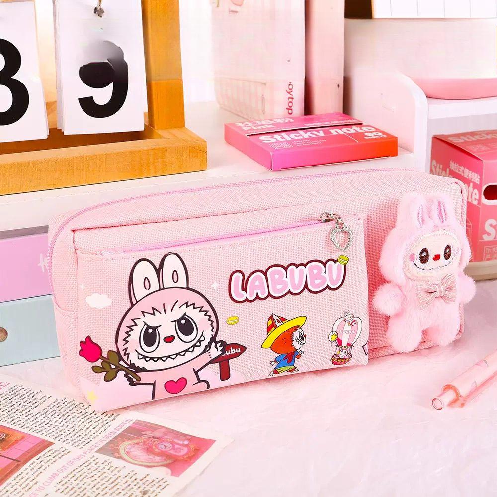 Cute Fashionable Large-capacity Pen Case for Students and Children, Multi-functional Pen Case
