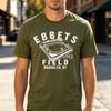 Vintage Brooklyn Sports Tee Ebbets Field Stadium Print Unisex Unisex Cotton Short Sleeve Trendy For Baseball Fans