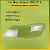 For Skoda Octavia 2010 2011 2012 2013 2014 Auto Car Front Headlight Glass Headlamp Transparent Lampshade Lamp Shell Lens Cover