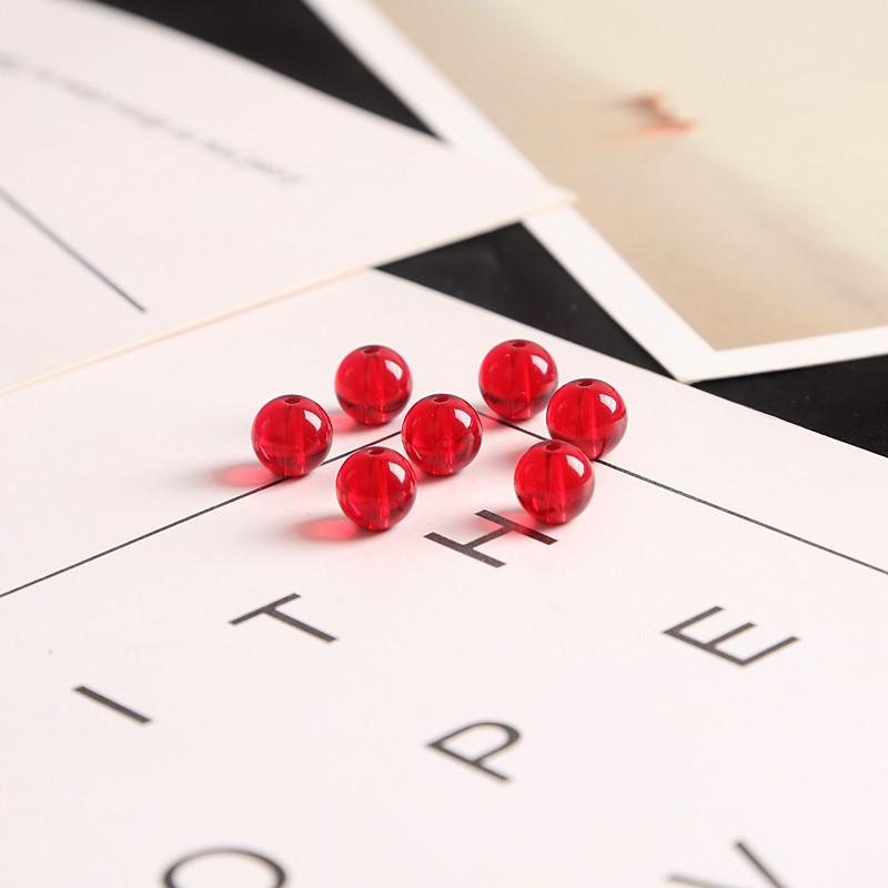 Faceted Glass Crystal Beads - 4/6/8/10/12mm Round for DIY Jewelry Making