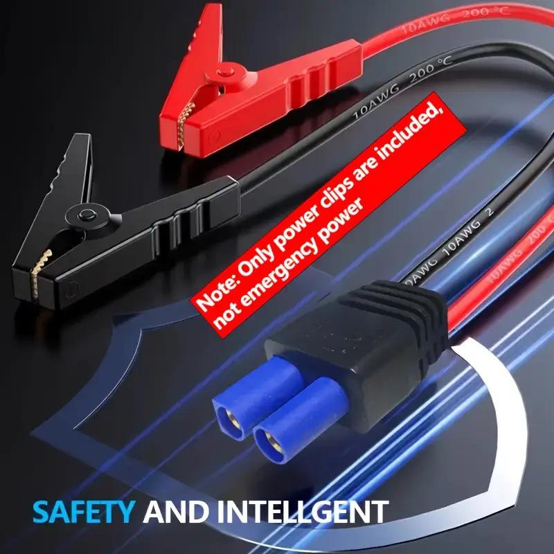 Thickened Battery Clamps: Emergency Car Jump Starter and Jumper Cables