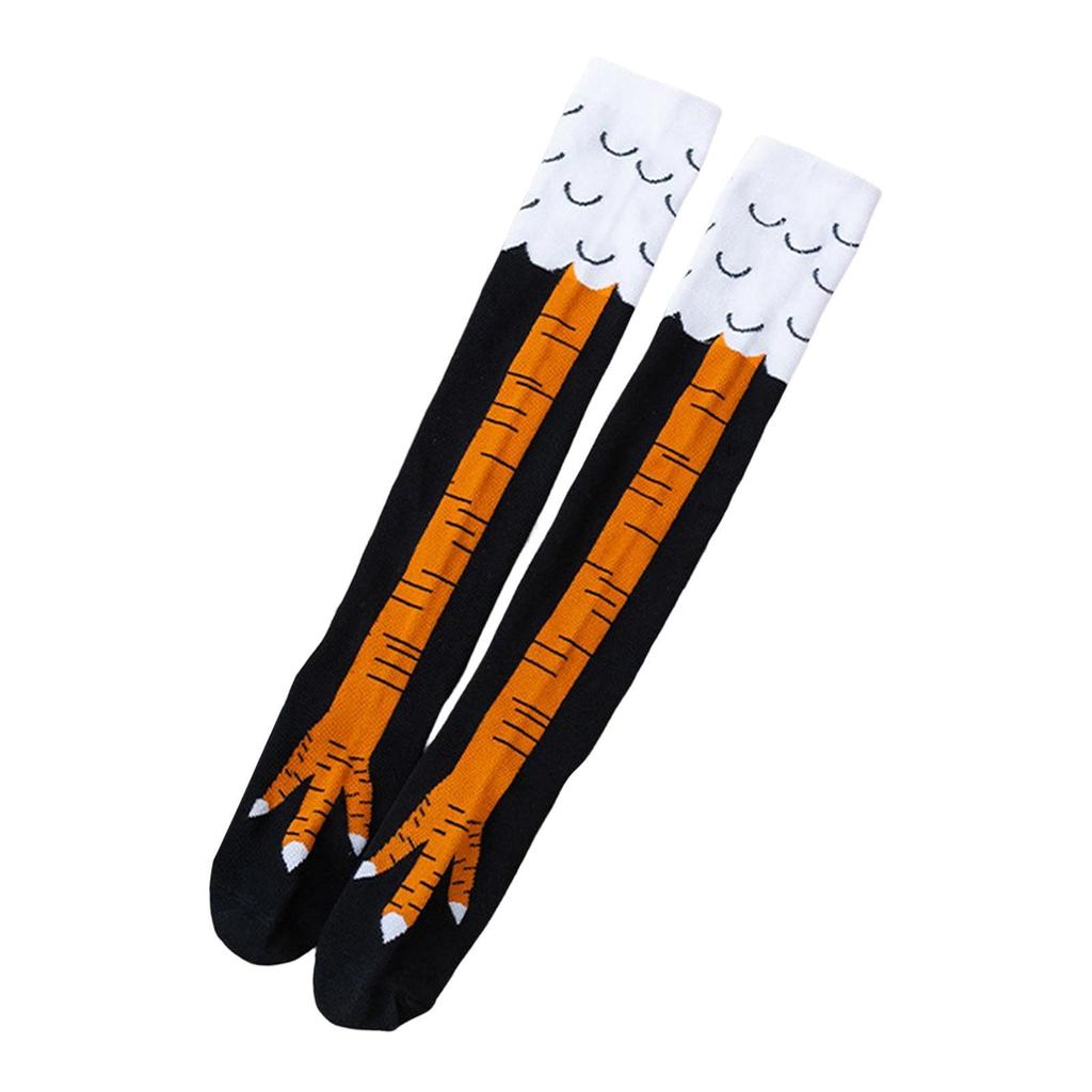 Fun Chicken Feet Socks Modern Animal Paw Pattern Halloween Gift