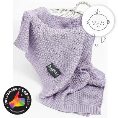 Bamboo Blanket Lavendlove, 100x80 Cm, Purple, Lilac
