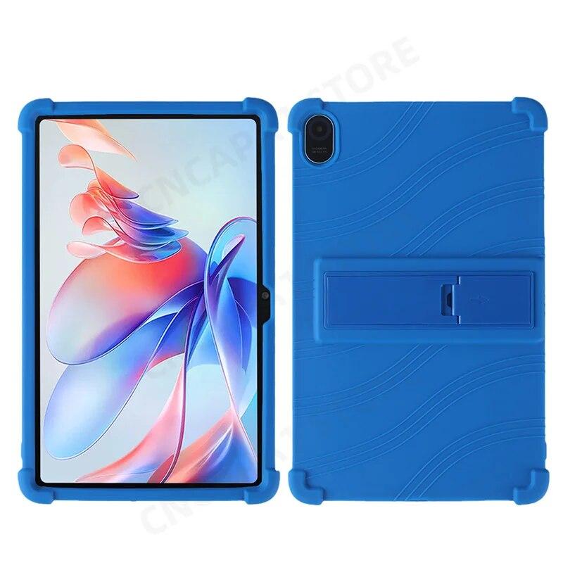 4 Thicken Cornors Soft Silicon Cover with Kickstand For Blackview Tab 11 WiFi Case 10.36" Tablet Funda For Blackview Tab11 Wi-Fi