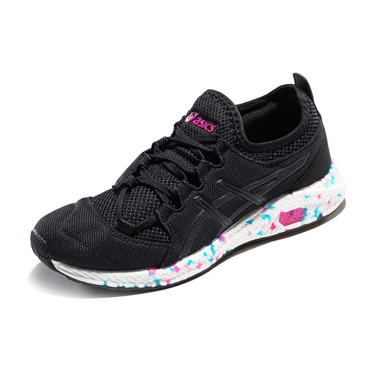 Asics Hypergel Comfortable Low-Top Running Shoes Women sneaker Black 1022A013-001