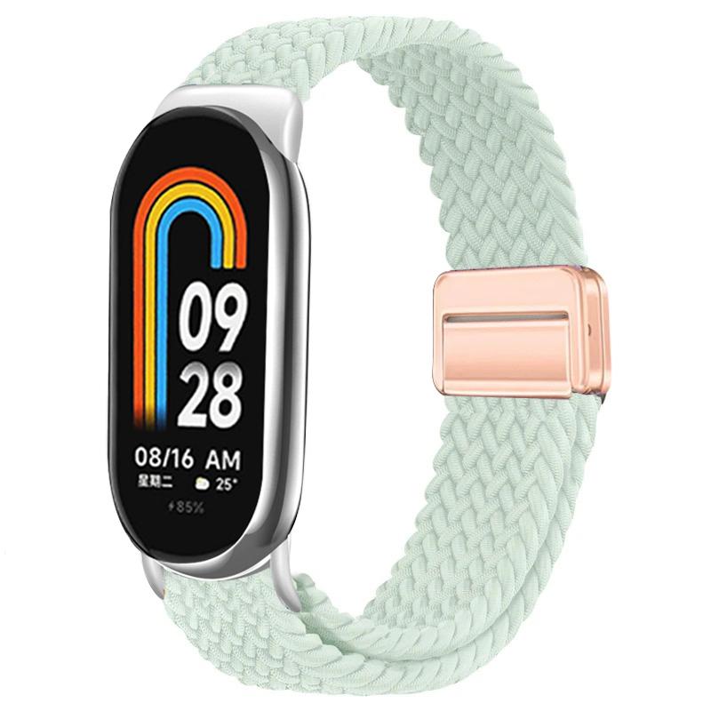 For Xiaomi Mi Band 10 strap Accessories breathable nylon Magnetic Braided Bracelet belt pulseira correas for Xiaomi Mi band 9 8