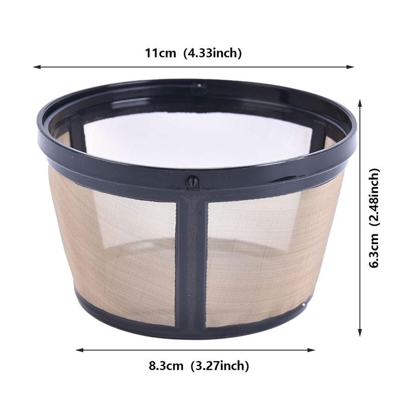 Stainless Steel Cylindrical Filter Basket Pot Mesh Screen Coffee Machine Parts