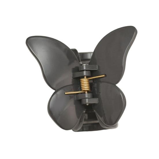 Dame Hårklemme Sommerfuglform Glatt Ensfarget Sterk Klype Sklisikker Hårpynt Hårklype Pendling Fest Date Hårklemme