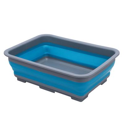 Collapsible Dish Basin Multipurpose Foldable Wash Bucket Kitchen Folding Sink Tub for Camping Picnics